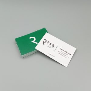 cartes visite recyclées
