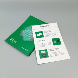flyers recyclés