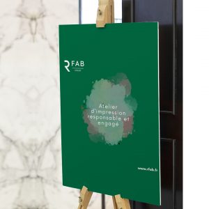 panneau publicitaire carton