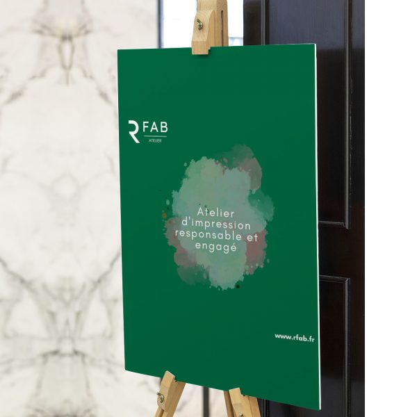panneau publicitaire carton