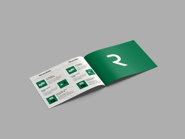 brochure recyclée