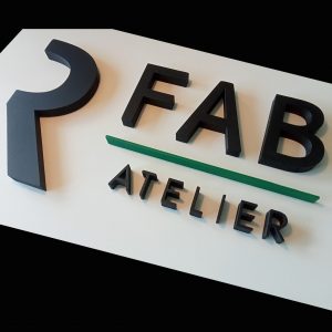 enseigne recyclée