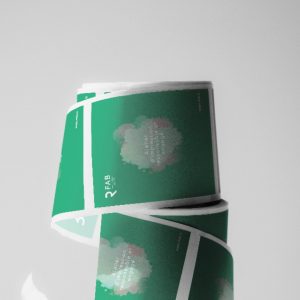 etiquettes personnalisées recyclées